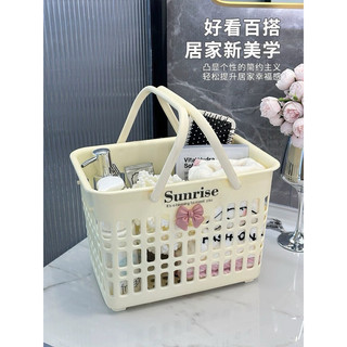 Giỏ đựng đồ nhà tắm hình chữ nhật cỡ lớn có tay xách kèm phụ kiện nơ