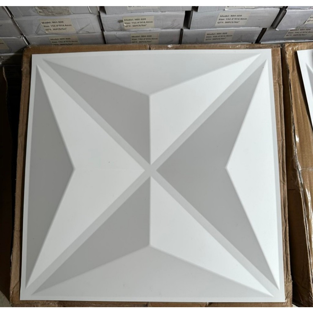 Tấm ốp 3D( không có keo sẵn) ốp tường , ốp trần, kích thước 50cm x50cm | BigBuy360 - bigbuy360.vn