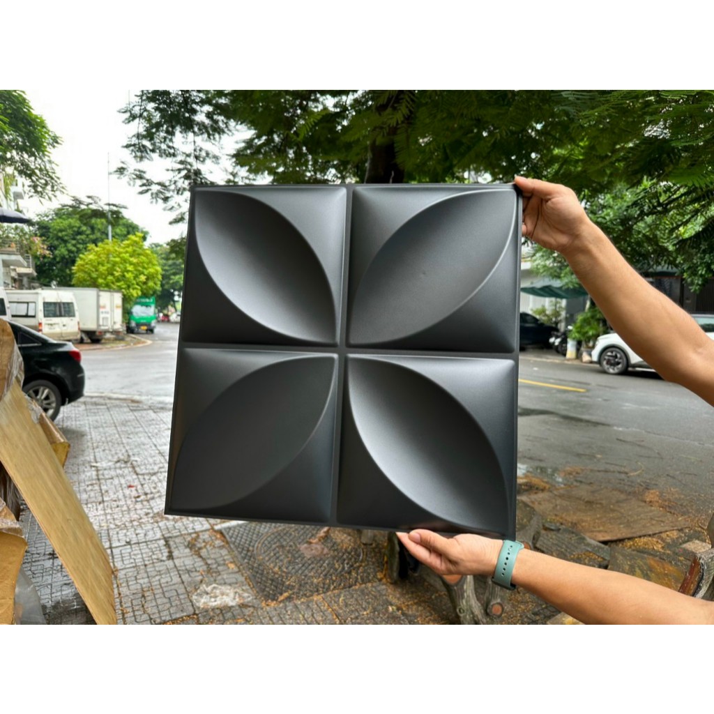 Tấm ốp 3D( không có keo sẵn) ốp tường , ốp trần, kích thước 50cm x50cm | BigBuy360 - bigbuy360.vn