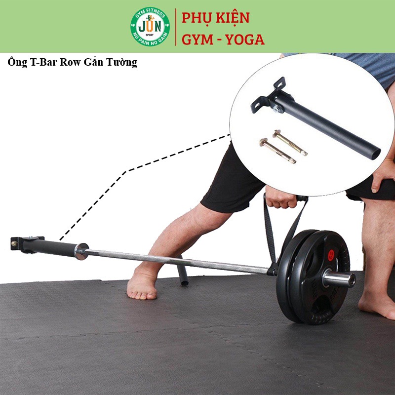 Ống T Bar Row Gắn Tường Hoặc Sàn Nhà Xoay 360 Độ Tập Lưng Với Thanh ...