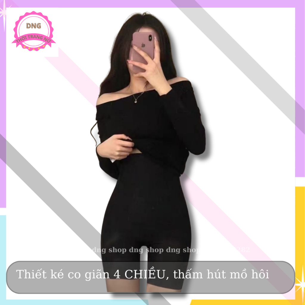 Quần Legging Nữ Đẹp Lửng Lưng Cao Chất Umi ,Legging Đùi Ngố Ngắn Co Giãn 4 Chiều Bó Sát Dày Dặn Cao Cấp Tập Gym-DNG