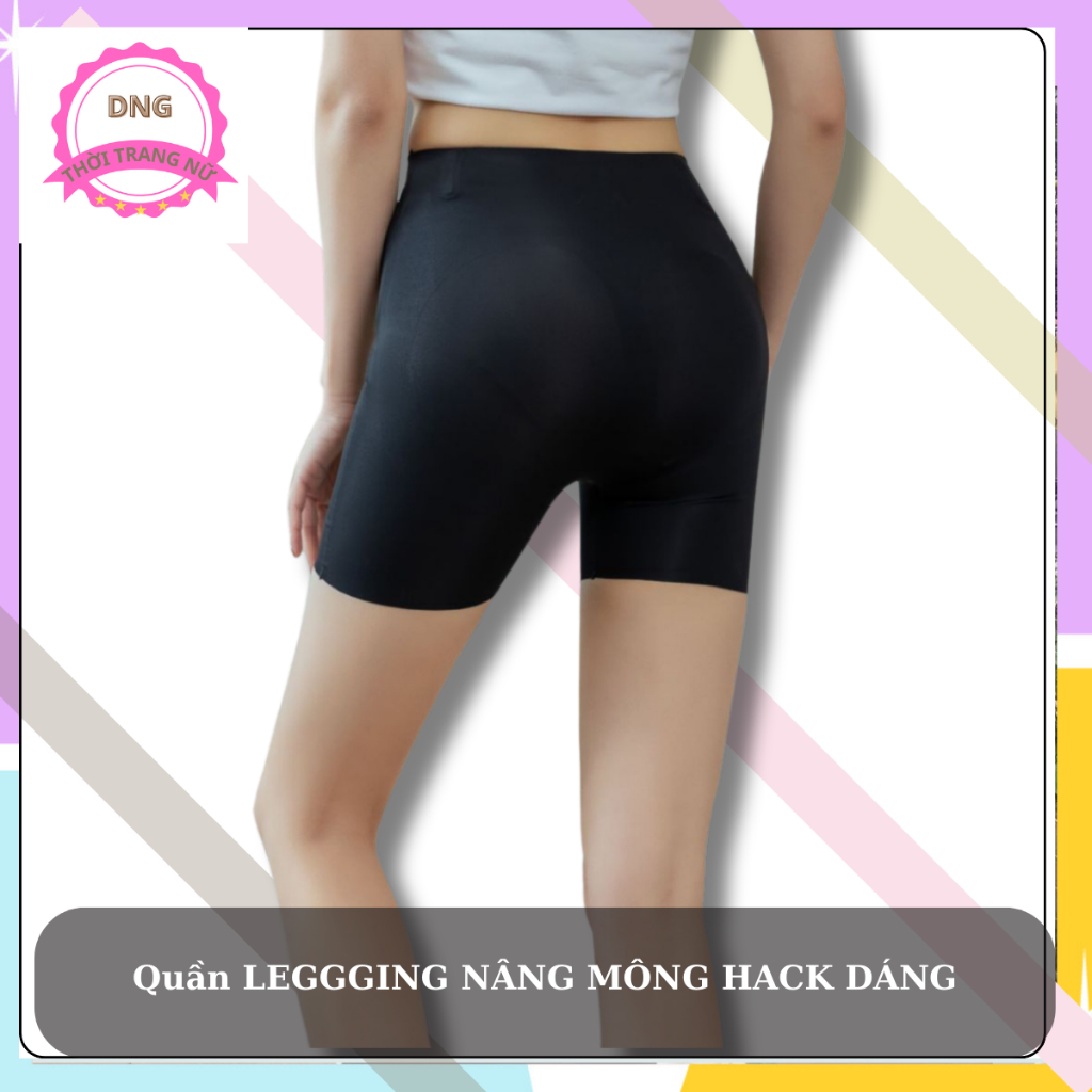 Quần Legging Nữ Đẹp Lửng Lưng Cao Chất Umi ,Legging Đùi Ngố Ngắn Co Giãn 4 Chiều Bó Sát Dày Dặn Cao Cấp Tập Gym-DNG