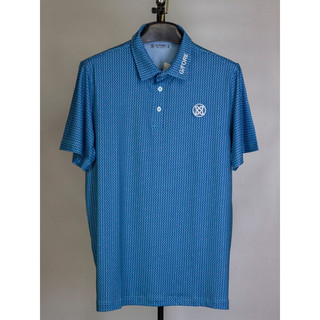 Áo Golf polo GF họa tiết đàn cừu màu xanh. chất thun lạnh thấm hút mồ hôi , không nhăn, co dãn bốn chiều