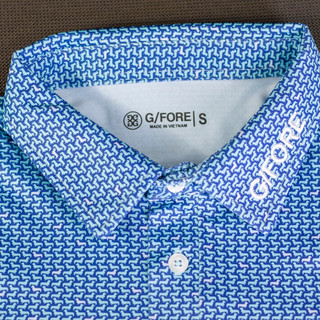 Áo Golf polo GF họa tiết đàn cừu màu xanh. chất thun lạnh thấm hút mồ hôi , không nhăn, co dãn bốn chiều