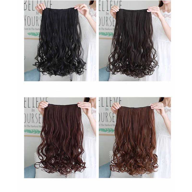[HÀNG MỚI VỀ] KẸP TÓC GIẢ XOĂN ĐỘ DÀI 55-60CM SÀNH ĐIỆU DÙNG CHO TÓC DÀI QUA VAI