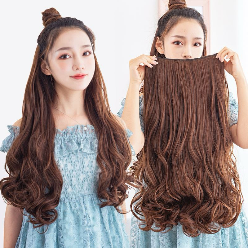 [ẢNH THẬT+VIDEO] KẸP TÓC XOĂN DÀI 5 PHÍM BẤM CHẤT TƠ HÀN QUỐC