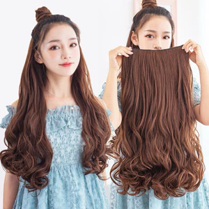 KẸP TÓC XOĂN DÀI 5 PHÍM BẤM CHẤT TƠ HÀN QUỐC
