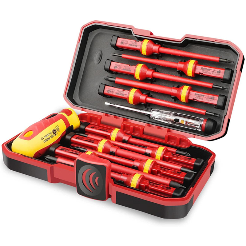 Bộ Tuốc Nơ Vít, Tua Vít, Tô Vít Cách điện DVE 1000V MEIYI TOOLS,13 Món ...