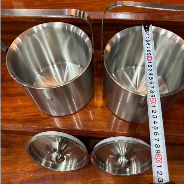 Xô Đựng Đá Dung Tích 3L, Xô Cách Nhiệt 2 Lớp Inox 304 Giữ Lạnh 15-20H SP27