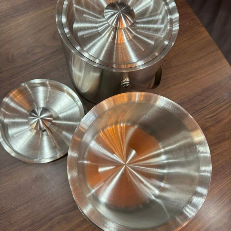 Xô Đựng Đá Dung Tích 3L, Xô Cách Nhiệt 2 Lớp Inox 304 Giữ Lạnh 15-20H SP27