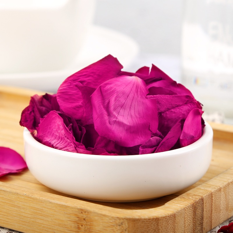 1kg Cánh hoa hồng khô màu tươi, đẹp, không vụn (Hoa khô trang trí, thả bồn tắm, ngâm chân thư giãn)