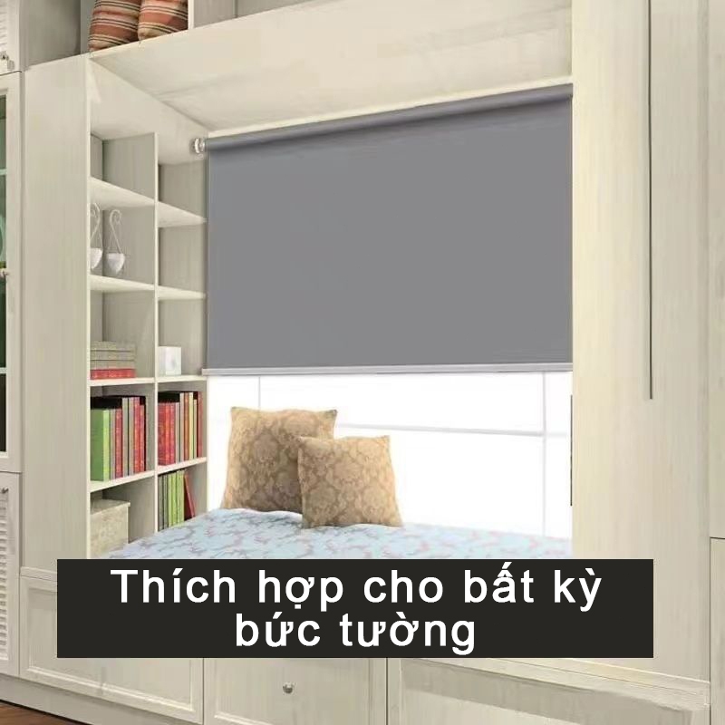 OOKAS Rèm Cuốn Chống Nắng , rèm cuốn loại dày cản sáng 100% đầy đủ phụ ...
