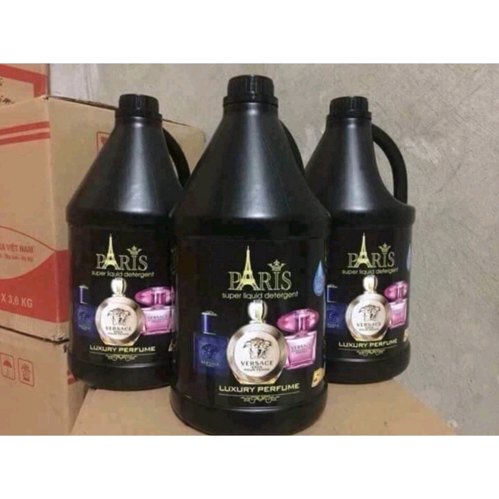 Nước giặt Paris 3.6L hương nước hoa Pháp , nước giặt số 1 được các chị em tin dùng