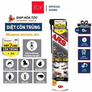 Bình Xịt Côn Trùng ARS PRO.X MẠNH – Xua Đuổi 7 Loại Côn Trùng (Kể Cả Kiến Ba Khoang)