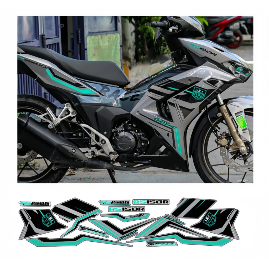Tem rời WINNER X V3 cao cấp chất liệu in 3lopws PPF chống nước không phai màu thích hợp nền đen.
