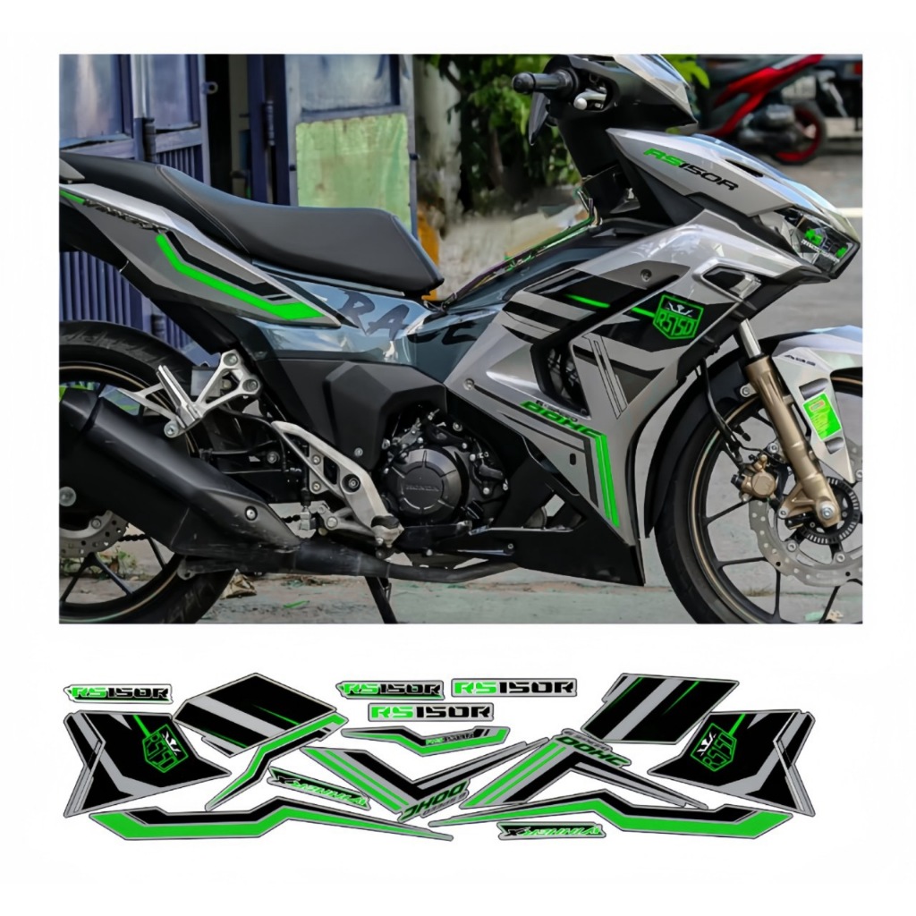 Tem rời WINNER X V3 cao cấp chất liệu in 3lopws PPF chống nước không phai màu thích hợp nền đen.