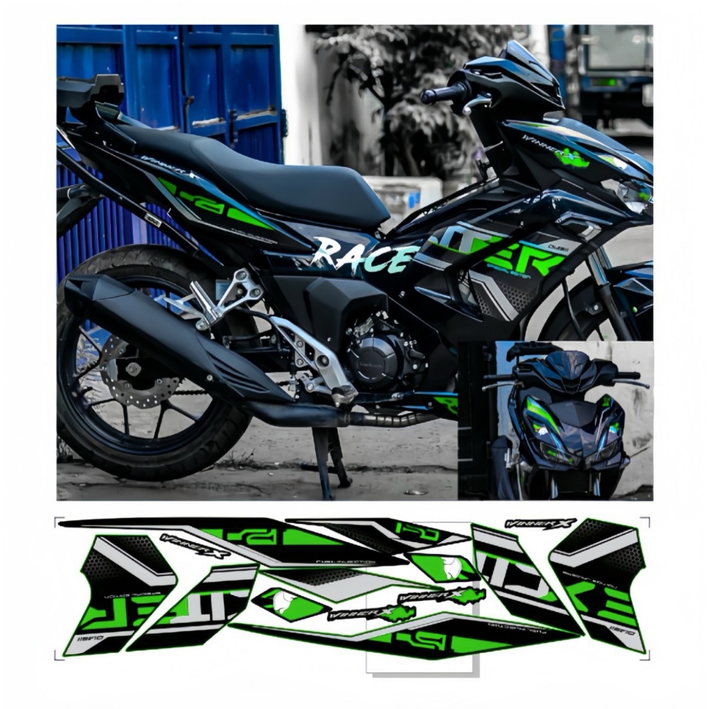 Tem rời WINNER X V3 cao cấp chất liệu in 3 lớp PPF chống nước không phai màu