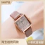 Đồng hồ đeo tay nữ GEDI mặt vuông cao cấp Goldie Retro 13021