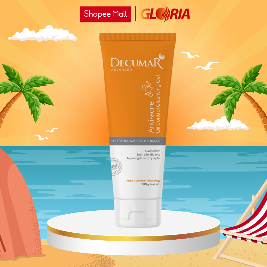 Gel rửa mặt ngừa mụn Decumar Clean | Shopee Việt Nam