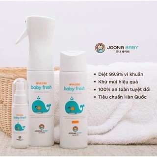 Dung dịch xịt diệt khuẩn khử mùi Baby Fresh 80ml, 300ml