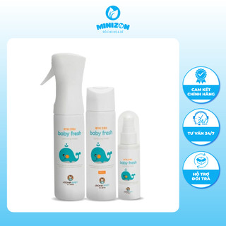 Dung dịch xịt diệt khuẩn khử mùi Baby Fresh 80ml, 300ml