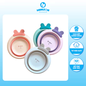 Chậu rửa mặt gấp gọn tai thỏ Honper siêu xinh phân phối chính hãng
