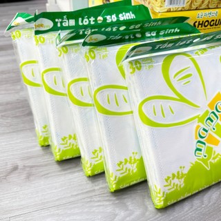 Tấm lót sơ sinh, tấm lót xu Mama 30 miếng/túi