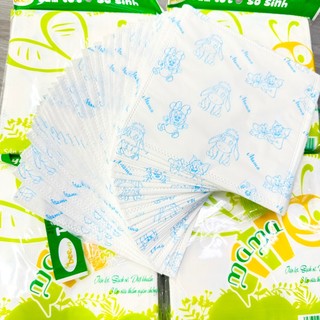 Tấm lót sơ sinh, tấm lót xu Mama 30 miếng/túi