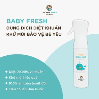 Dung dịch xịt diệt khuẩn khử mùi Baby Fresh 80ml, 300ml