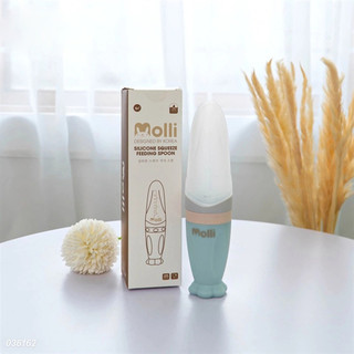 Bình thìa Molli dung tích 90ml hỗ trợ bé tập ăn dặm, uống sữa, tập ăn bột dễ dàng