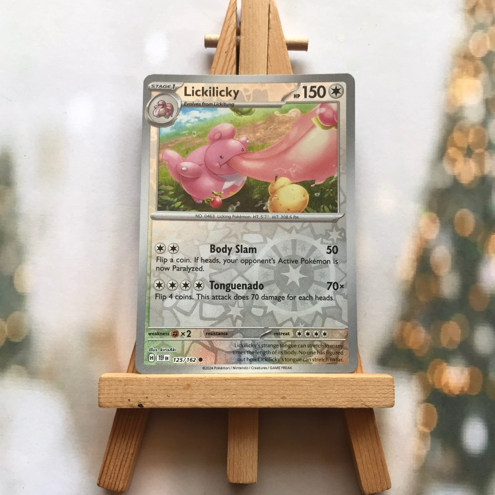 Thẻ hình Pokemon Lickilicky 125/162 - Lá bài lẻ Common Reverse Holo ...