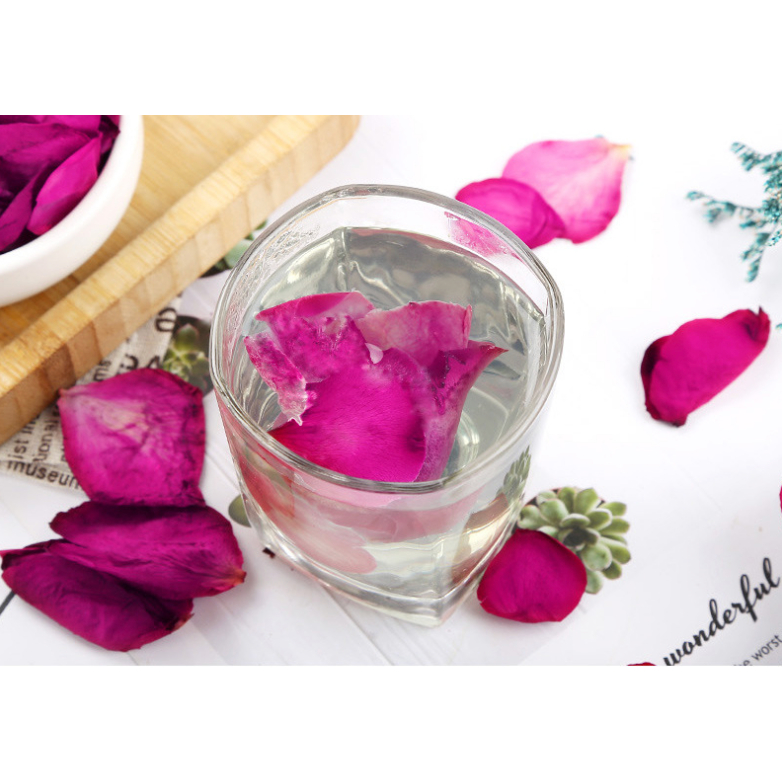 1kg Cánh hoa hồng khô màu tươi, đẹp, không vụn (Hoa khô trang trí, thả bồn tắm, ngâm chân thư giãn)
