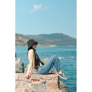 Mũ Nón Bucket Vành Rộng Linen - CHEWING GUM HAT KoiKooi