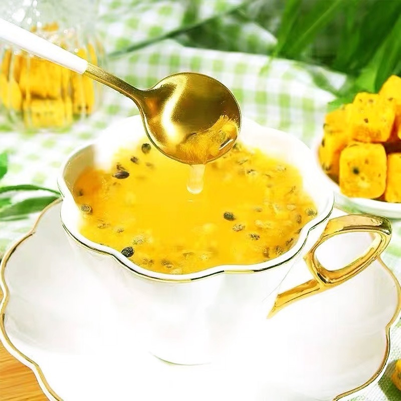 100g Viên Chanh leo Chanh dây sấy thăng hoa làm trà,bánh giúp trắng da, thanh lọc cơ thể, giải nhiệt