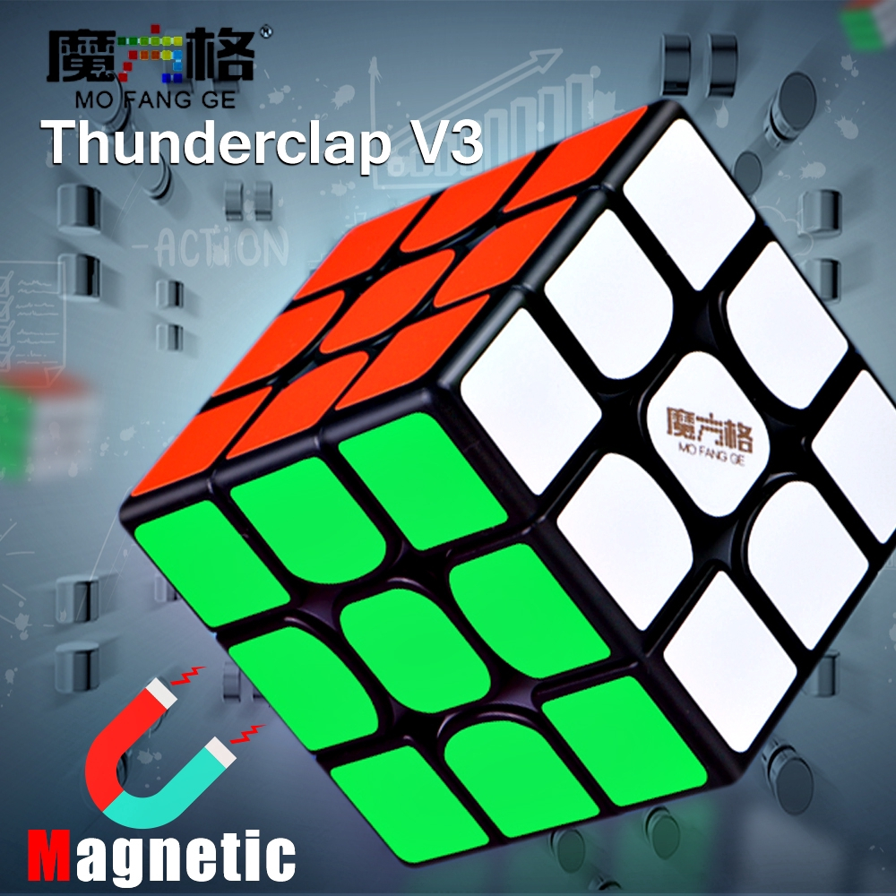 Rubik 3x3 QiYi Thunderclap V3M 3x3x3 Có Nam Châm Khối Rubik 3 Tầng ...