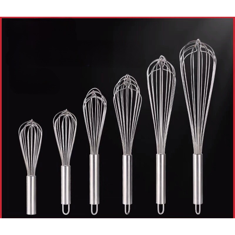 Cây đánh trứng kem bơ inox cầm tay cao cấp, dụng cụ đánh trứng | Shopee ...