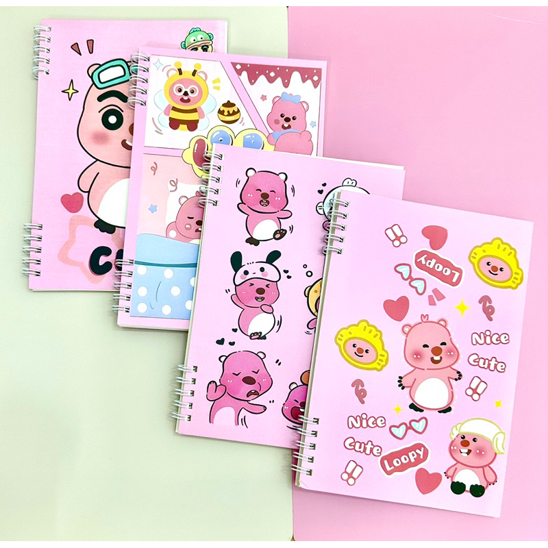 Sổ Lò Xo A5 Loppy Loopy Siêu Cute 120 trang | Shopee Việt Nam