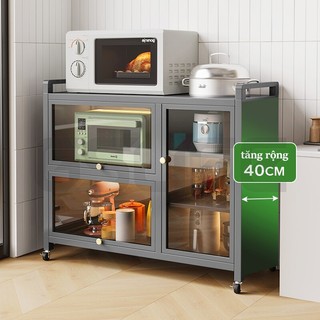 GSlife Kệ Nhà Bếp Đa Năng-Kệ Tủ Để Đồ Thép Cacbon Tiện Lợi Với Thiết Kế Tinh Tế