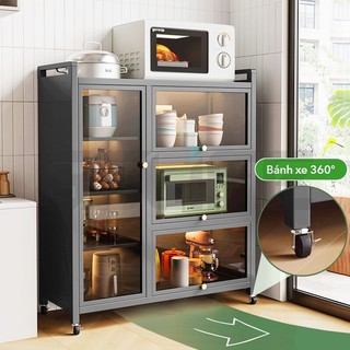 GSlife Kệ Nhà Bếp Đa Năng-Kệ Tủ Để Đồ Thép Cacbon Tiện Lợi Với Thiết Kế Tinh Tế