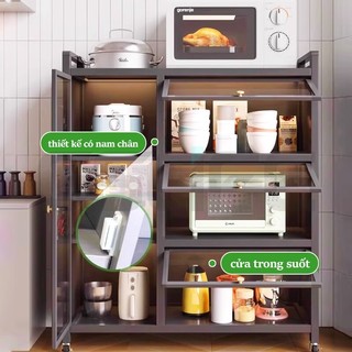 GSlife Kệ Nhà Bếp Đa Năng-Kệ Tủ Để Đồ Thép Cacbon Tiện Lợi Với Thiết Kế Tinh Tế