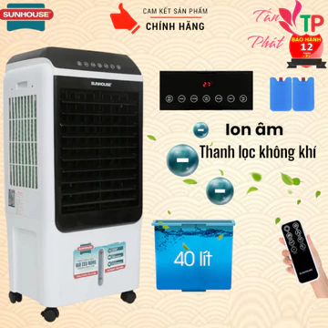[sẵn] QUẠT ĐIỀU HÒA LÀM MÁT KHÔNG KHÍ Sunhouse SHD7727 (cảm ứng ) hoặc SHD7744 (cơ) - MÁY LÀM MÁT KHÔNG KHÍ SUNHOUSE