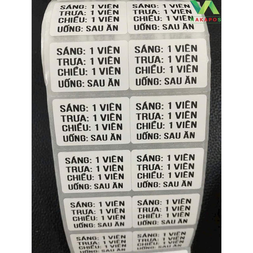 2000 Tem dán sẵn keo dán tự dính in sẵn Tem chia liều tem decal in mẫu sẵn TEM GIA CÔNG GIẤY NHIỆT