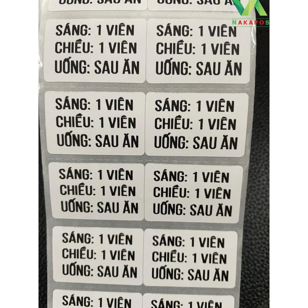 2000 Tem dán sẵn keo dán tự dính in sẵn Tem chia liều tem decal in mẫu sẵn TEM GIA CÔNG GIẤY NHIỆT