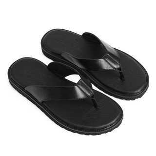 Dép da nam quai ngang cao cấp FTT Leather da bò lót da  EVA siêu nhẹ, siêu êm chân, chống trơn trượt