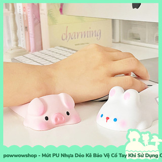 [Sẵn VN - Hỏa Tốc] Mút PU Nhựa Dẻo Kê Bảo Vệ Cổ Tay Khi Sử Dụng Chuột Máy Tính Phong Cách Hình Thú Vui Nhộn Funny