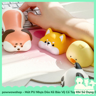 [Sẵn VN - Hỏa Tốc] Mút PU Nhựa Dẻo Kê Bảo Vệ Cổ Tay Khi Sử Dụng Chuột Máy Tính Phong Cách Hình Thú Vui Nhộn Funny