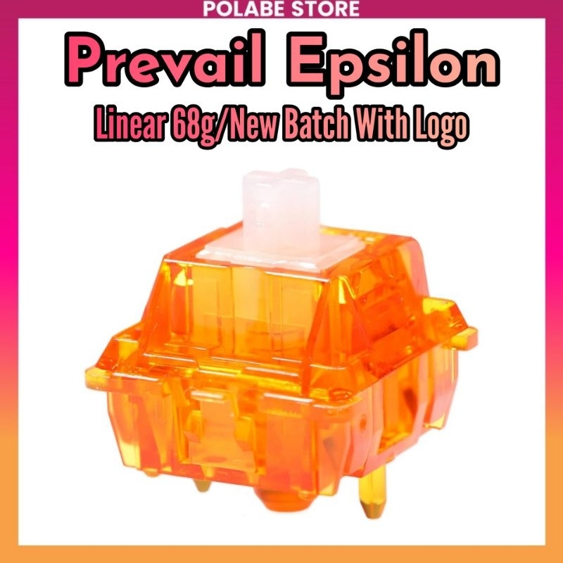 Prevail Epsilon switch Jelly Strawberry V4 linear switch bàn phím cơ Polabe Store Shopee