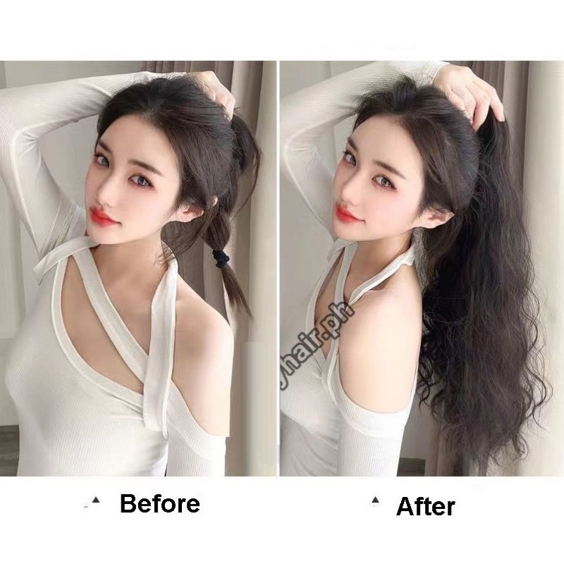 ❤️HÀNG HOT❤️ BUỘC XÙ VÀ NGOẶM XÙ TÓC GIẢ 55-60CM