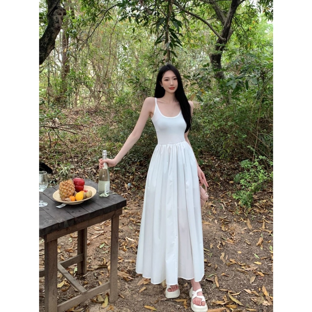 Đầm váy maxi nữ dáng dài hai dây hở lưng hàng QCCC hottrend Hàn Quốc phong cách tỷ tỷ gợi cảm [FREESHIP] MT33 SP171