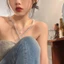 Vòng Cổ 2 Sợi Ngọc Trai Đính Đá Mặt Trăng Ngôi Sao - Dây Chuyền Nữ Mạ Bạc 925 Hàn Quốc Siêu Xinh